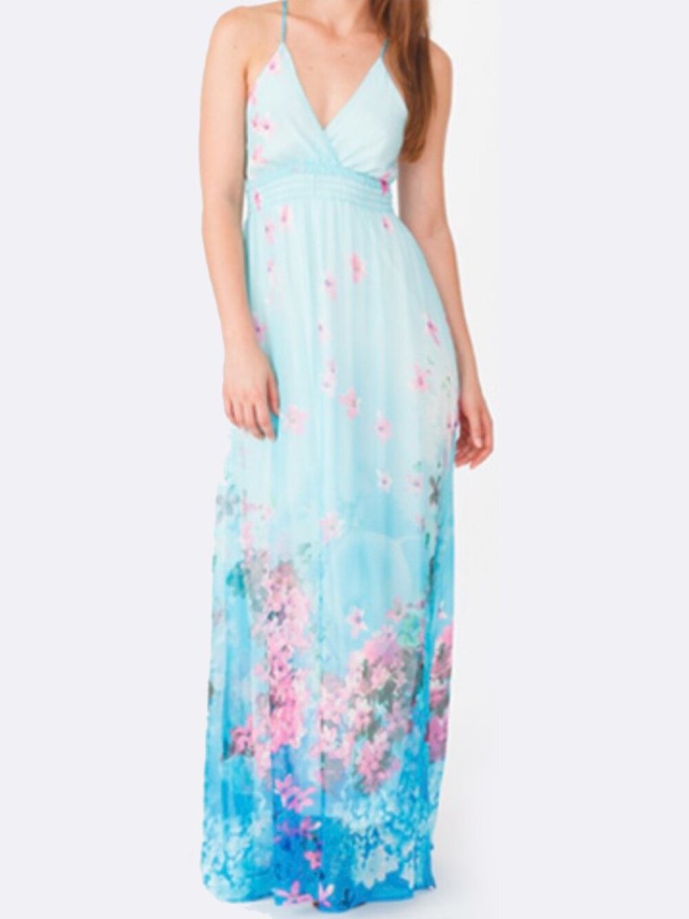 Yumi Kim Silk Maxi Dress - Size Medium